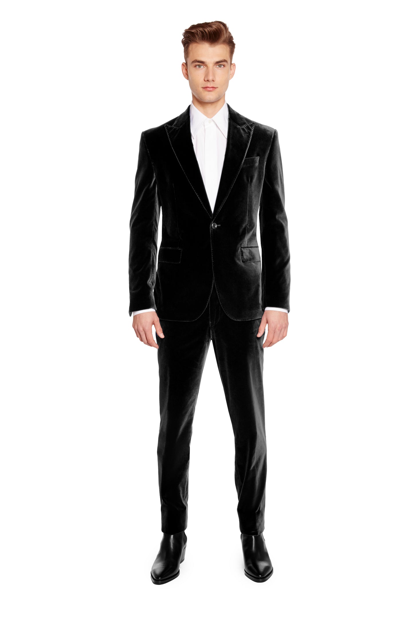 Products Cambridge Velvet Dress Pants in Black