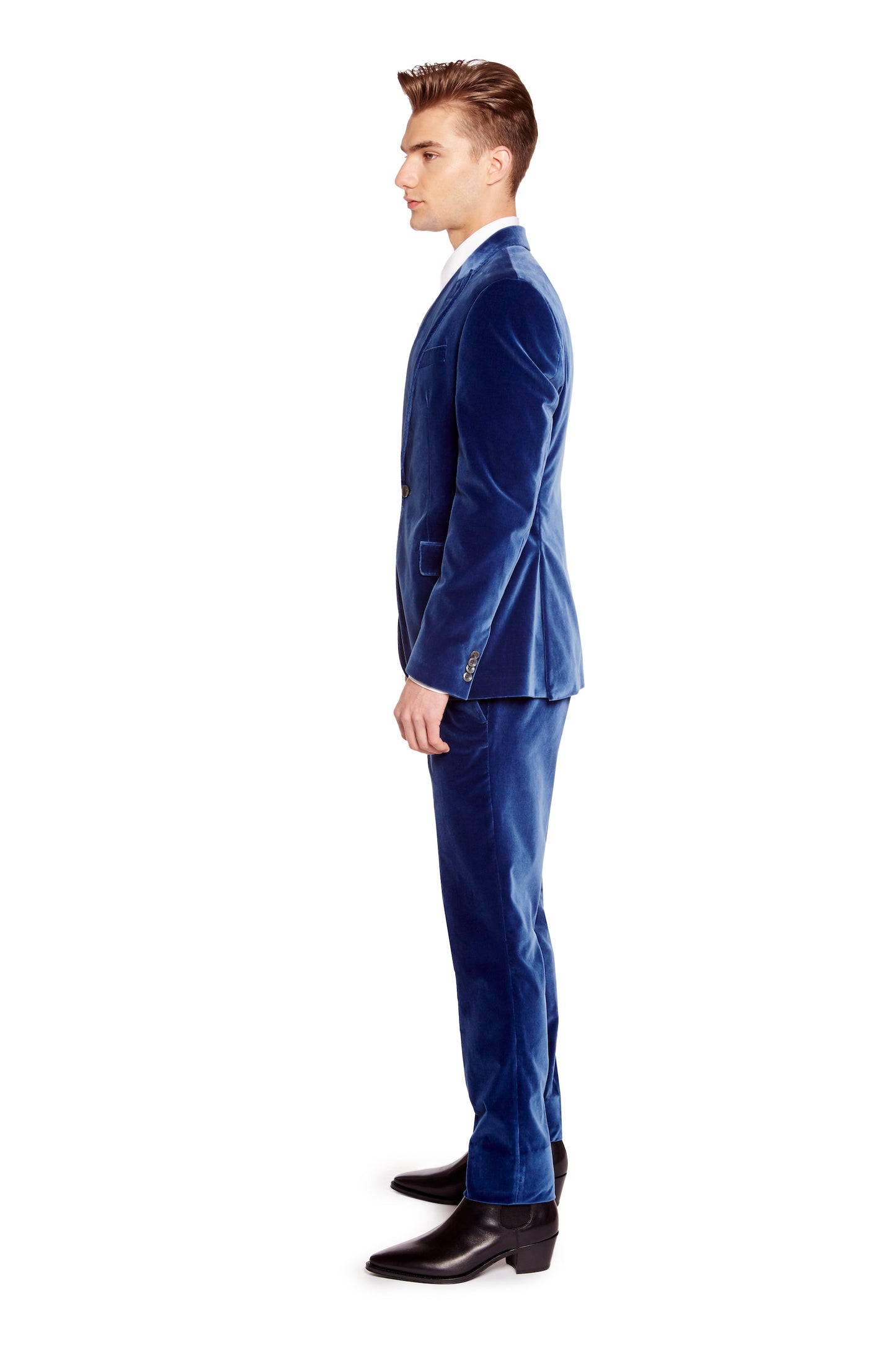 Products Cambridge Velvet Dress Pants in Persian Blue