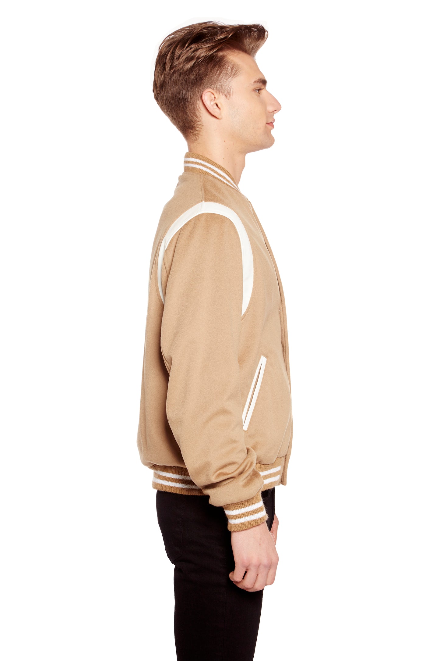Rothesay Varsity Jacket in Camel