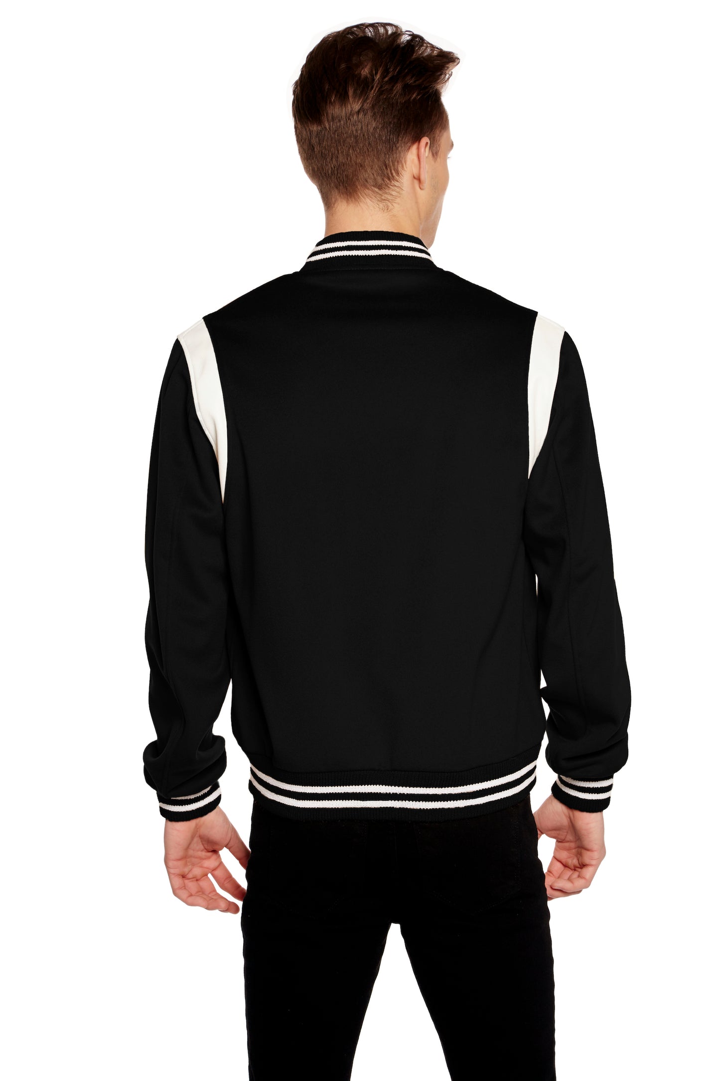 Rothesay Varsity Jacket in Black