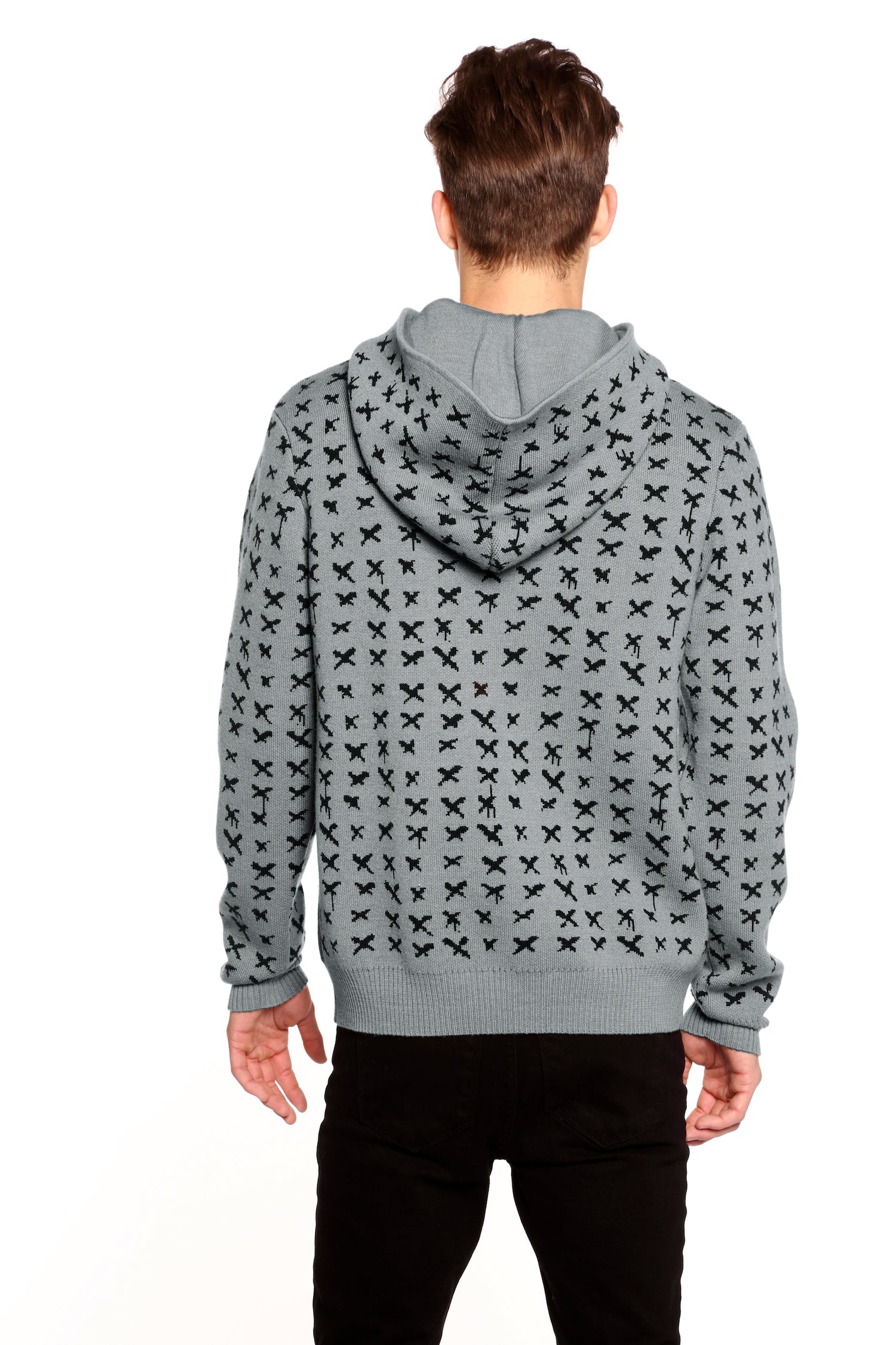 Richmond 'X' Hoodie in Grey