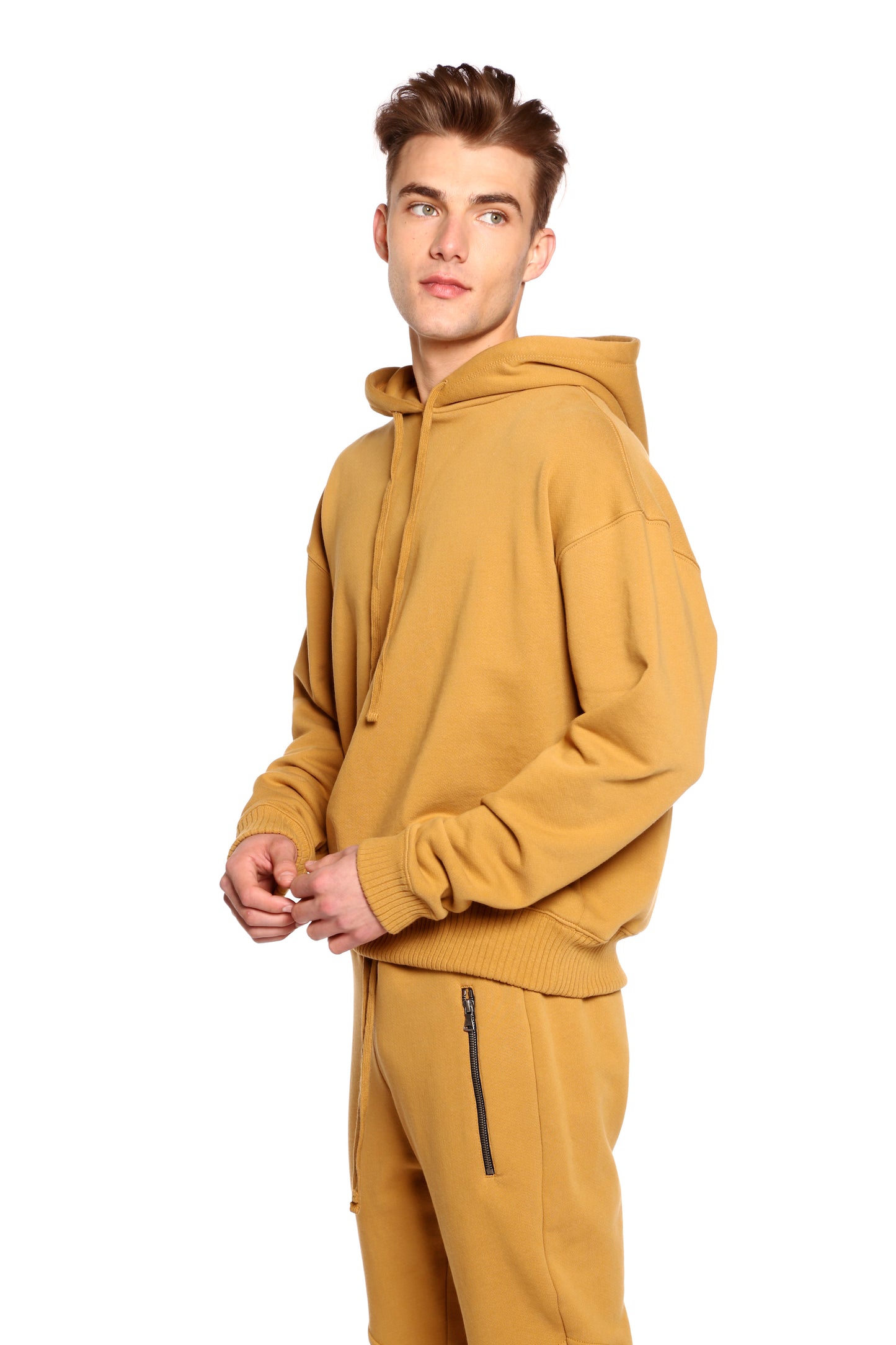 Huntington Hoodie in Burnt Yellow