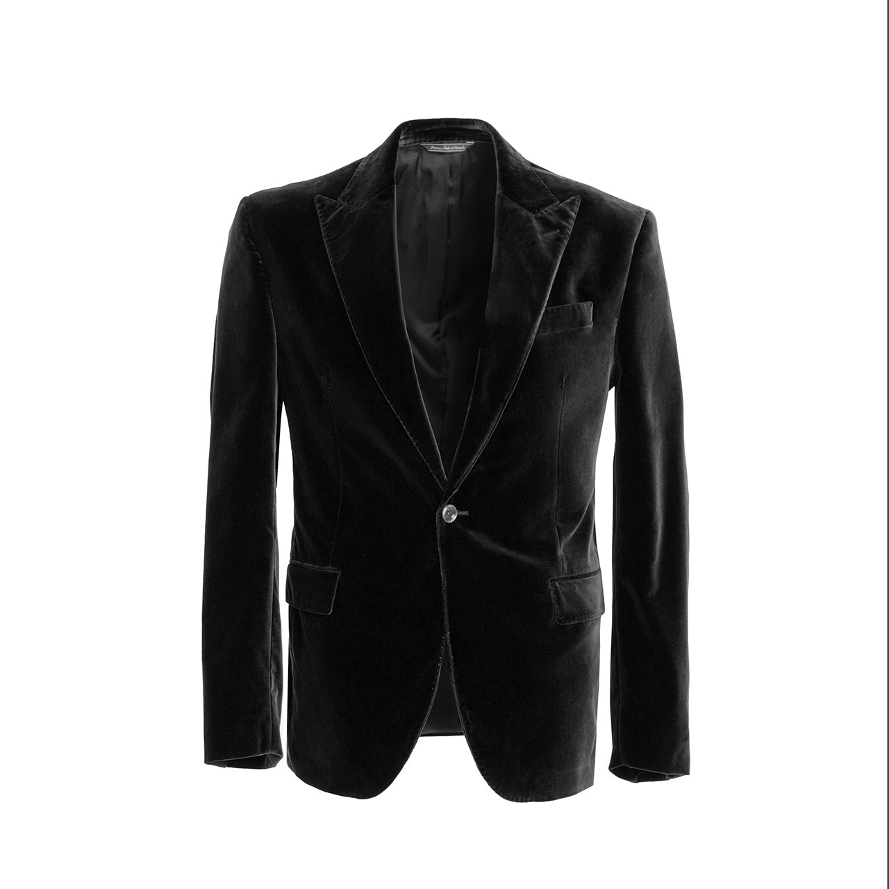 Cambridge Velvet Blazer in Black