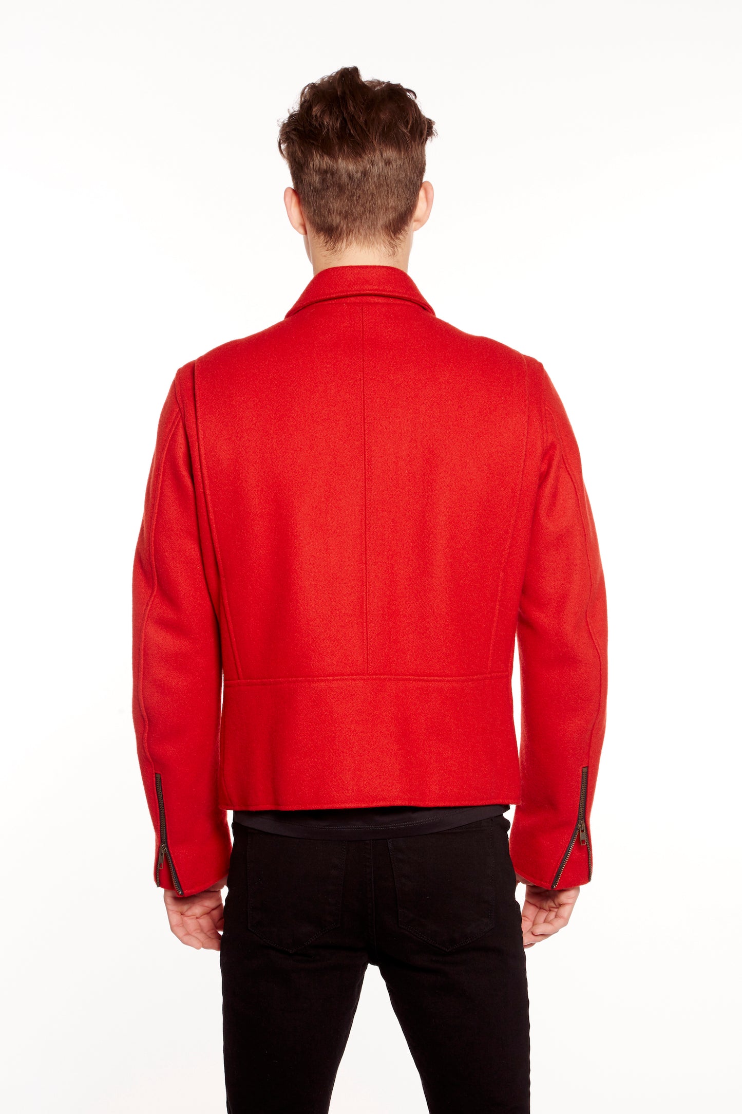 Beaufort Dockworker Jacket in Red