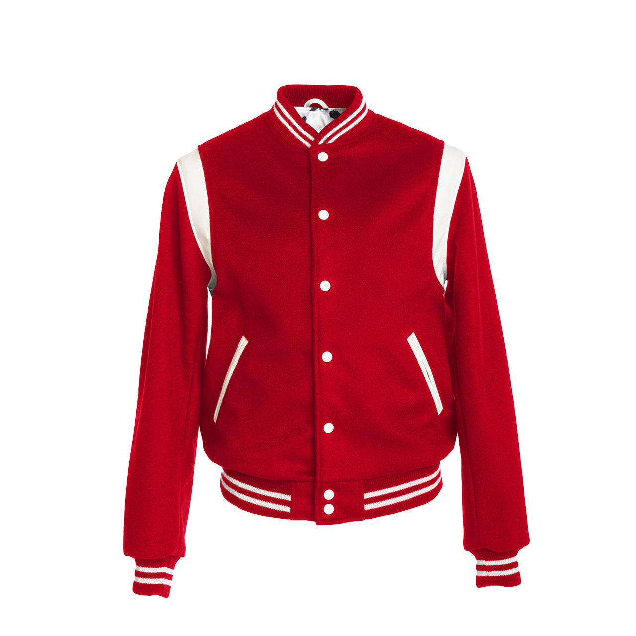 Rothesay Varsity Jacket in Red